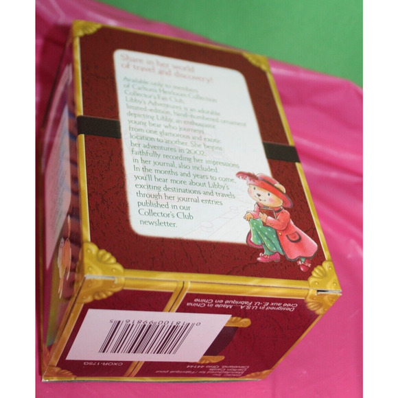 Carlton Libby's Adventure Collector's Club Ornament With Pin And Travel Journal - Picture 4 of 4